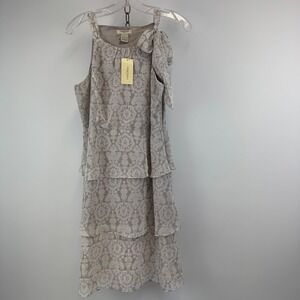 Vertigo Paris Dress Women's M Holland Tiered Ruffle Sleeveless NWT